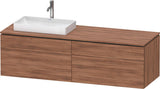 Duravit L-Cube Waschtischunterbau 1620 mm taupe supermatt mit Tip-On und Soft-Close
