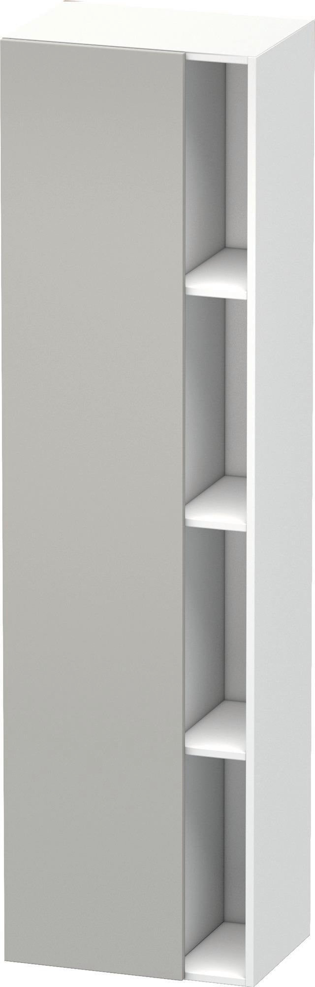 DURAVIT DuraStyle Hochschrank 360x500x1800mm, 1 Tür links, weiß matt – Wandhängend mit Soft-Close