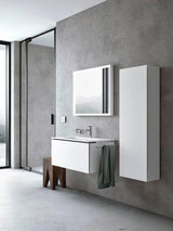 DURAVIT L-Cube Lichtspiegel 650x700mm mit Sensor, LED-Beleuchtung, Spiegelheizung & Kondensschutz, Weiß