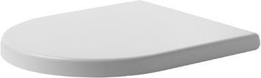 DURAVIT WC-Sitz Starck 3 mit Absenkautomatik, Scharniere Edelstahl, weiß