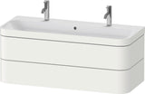 DURAVIT Happy D.2 c-bonded Waschtischset 1175 mm wandhängend mit 2 Schubkästen und Tip-on Technik