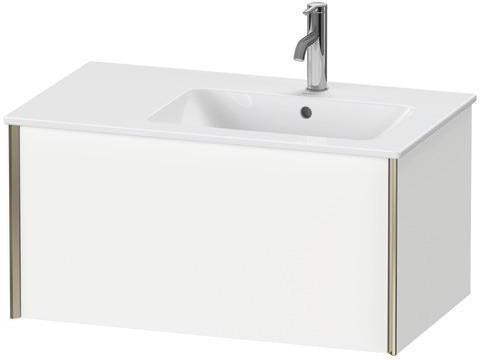 Duravit Waschtischunterbau XVIU 810 mm weiß matt mit Tip-On-Technik und Auszug