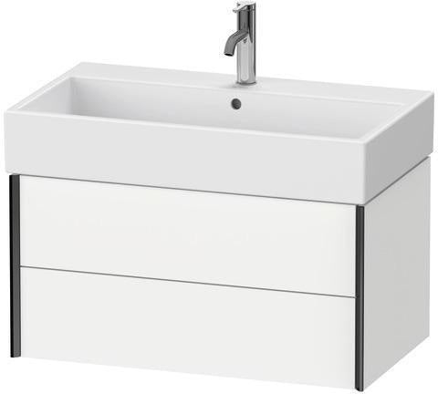 Duravit XVIU Waschtischunterbau 784 mm mit 2 Schubkästen in Champagner matt