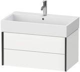 Duravit XVIU Waschtischunterbau 784 mm mit 2 Schubkästen in Champagner matt
