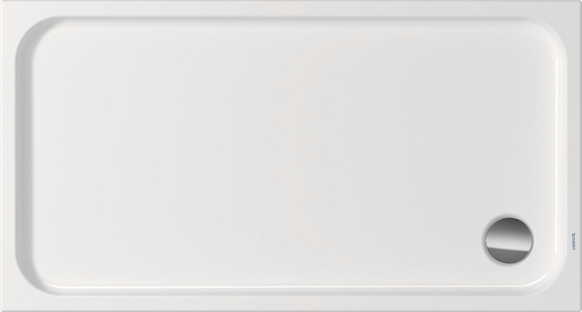DURAVIT D-Code Duschwanne 1100x750x85 mm Weiß Sanitäracryl mit Antislip – Rechteckig