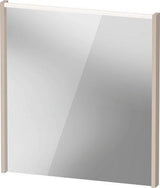 DURAVIT D-Code 2.0 Spiegel mit LED-Beleuchtung, 650 x 700 x 48 mm, Basalt Matt