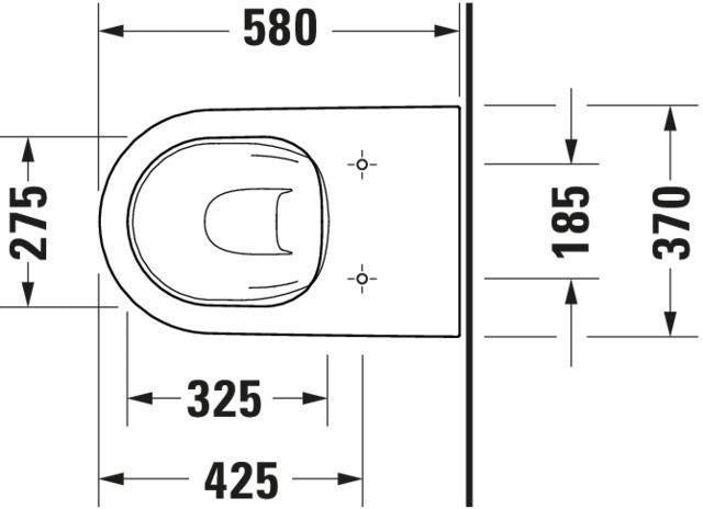 DURAVIT D-Neo Stand-Tiefspül-WC weiß rimless mit Geruchsabsaugung und Befestigungsmaterial