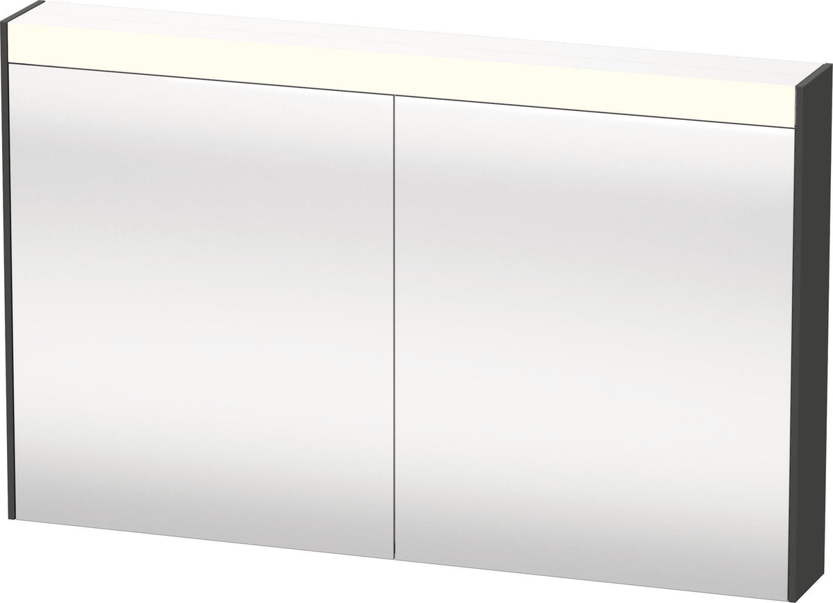 Duravit Brioso Spiegelschrank 1220 mm Weiß matt – LED-Beleuchtung, 2 Türen, Soft-Close
