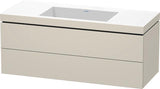 Duravit Waschtischset L-CUBE 1200x480mm mit Vero Air Waschtisch, 2 Schubkästen, HL, s-matt