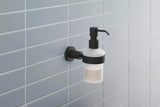 DURAVIT D-Code Seifenspender mit Glasflakon und verchromtem Messinghalter für Wandmontage
