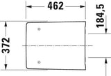 DURAVIT WC-Sitz Design Classics Viu Weiß mit Edelstahl-Scharnieren, ohne Absenkautomatik