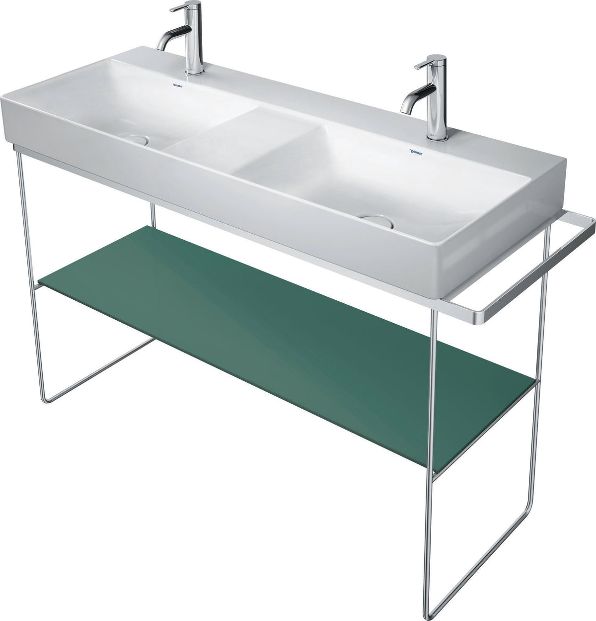 DURAVIT DuraSquare Glaseinleger Jade 1164 mm – Sicherheitsglas-Ablage für Metallkonsolen