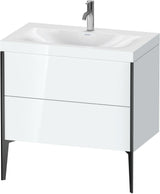 DURAVIT XViu c-bonded Waschtischset 800 mm mit 2 Auszügen, bodenstehend, Soft-Close