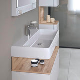 DURAVIT Waschtisch Qatego Studio F. A. Porsche 1000 mm Weiß mit Überlauf und HygieneGlaze