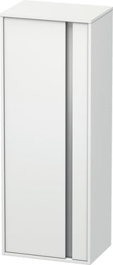 Duravit Hochschrank Ketho 360x500x1320mm, 1 Tür, Anschlag links, weiß matt – wandhängend mit Soft-Close