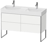 Duravit Waschtischunterbau XSquare 731x1184x460 mm, 4 Auszüge, weiß matt, für DuraSquare