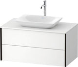 Duravit Waschtischunterbau XVIU 1000x550mm Champagner Matt / Taupe S-Matt für Badmöbel