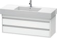 DURAVIT Ketho Waschtischunterbau wandhängend 1200 mm, 2 Schubkästen, weiß matt, für Vero 032912