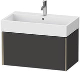 Duravit Waschtischunterbau XVIU 397x784x454mm Prof. Champ matt weiß matt – wandhängend mit Tip-On-Technik