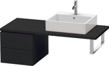 Duravit L-Cube Unterschrank für Konsole 420 mm, 2 Schubkästen, Weiß Matt