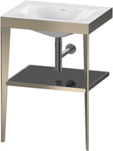 DURAVIT XViu c-bonded Waschtischset 600 mm champagner matt apricot pearl