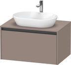 basalt matt / 1 Auszug / Waschtischunterbau
