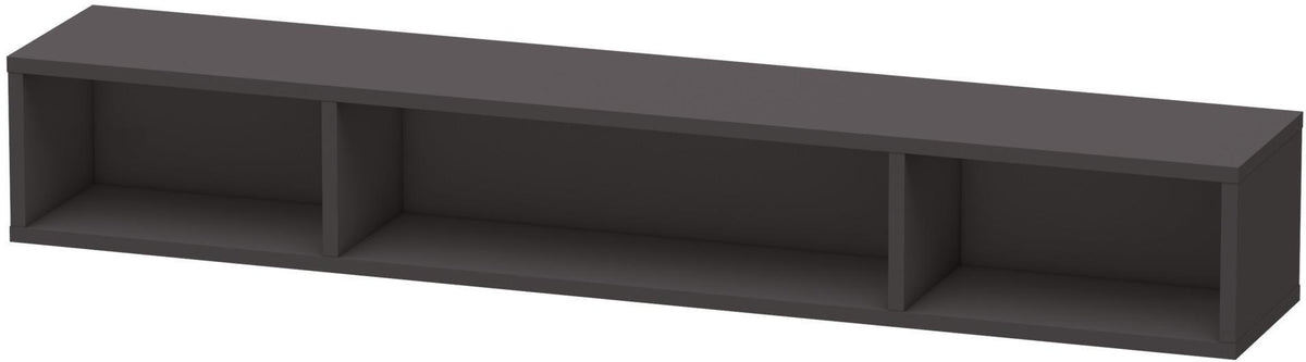 DURAVIT L-Cube Regalelement 800 mm, 3 Fächer, betongrau matt, wandhängend
