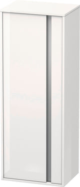 Duravit Hochschrank Ketho 360x500x1320mm, 1 Tür, Anschlag links, weiß matt – wandhängend mit Soft-Close