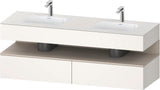 DURAVIT Qatego Studio F. A. Porsche Waschtischset 1600 mm mit Konsolenwaschtischunterbau, 2 Auszüge