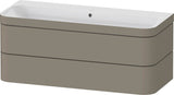 Duravit Happy D.2 c-bonded Waschtischset 1175 mm wandhängend mit 2 Schubkästen und Tip-on Technik