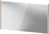 DURAVIT D-Code Spiegel 1200x700 mm mit LED-Beleuchtung, Basalt Matt – Wandhängend