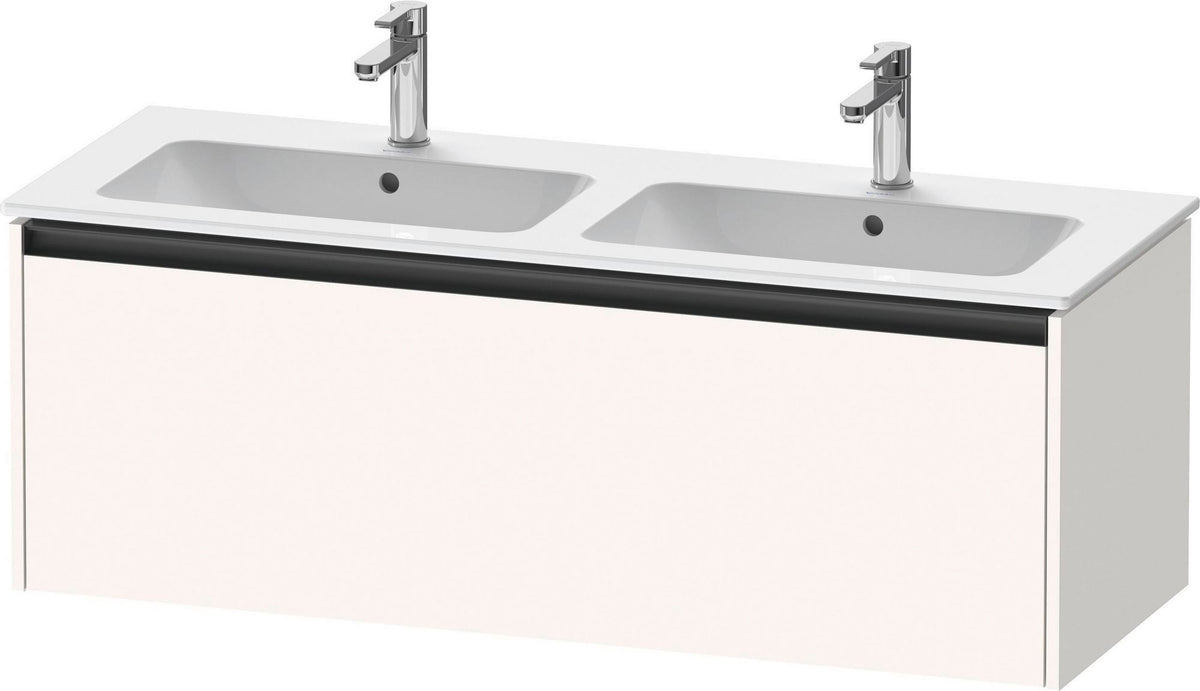 Duravit Waschtischunterbau Ketho.2 wandhängend 1280 mm betongrau matt mit 1 Auszug