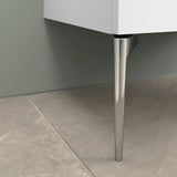 Duravit Sivida Waschtischunterbau 610 mm, bodenstehend, 2 Schubkästen, Weiß Hochglanz