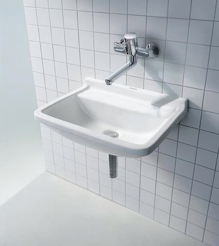DURAVIT Waschtisch Starck 3 Med 500 mm ohne Überlauf, mit Hahnlochbank, weiß