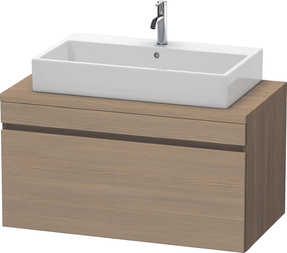 Duravit DuraStyle Konsolenunterschrank 1000 mm Eiche Terra/Weiß Matt mit 1 Auszug