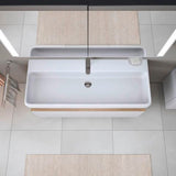 DURAVIT Waschtisch Qatego Studio F. A. Porsche 1200 mm weiß HygieneGlaze