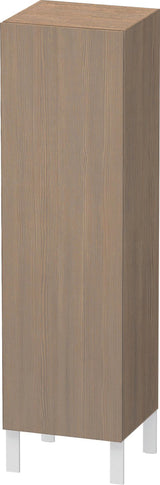 Duravit Halbhochschrank L-Cube 363x400x1320mm 1 Tür links, Amerikanisch Nussbaum