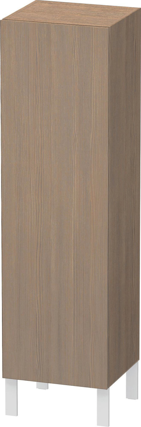 Duravit Halbhochschrank L-Cube 363x400x1320mm 1 Tür links, Amerikanisch Nussbaum