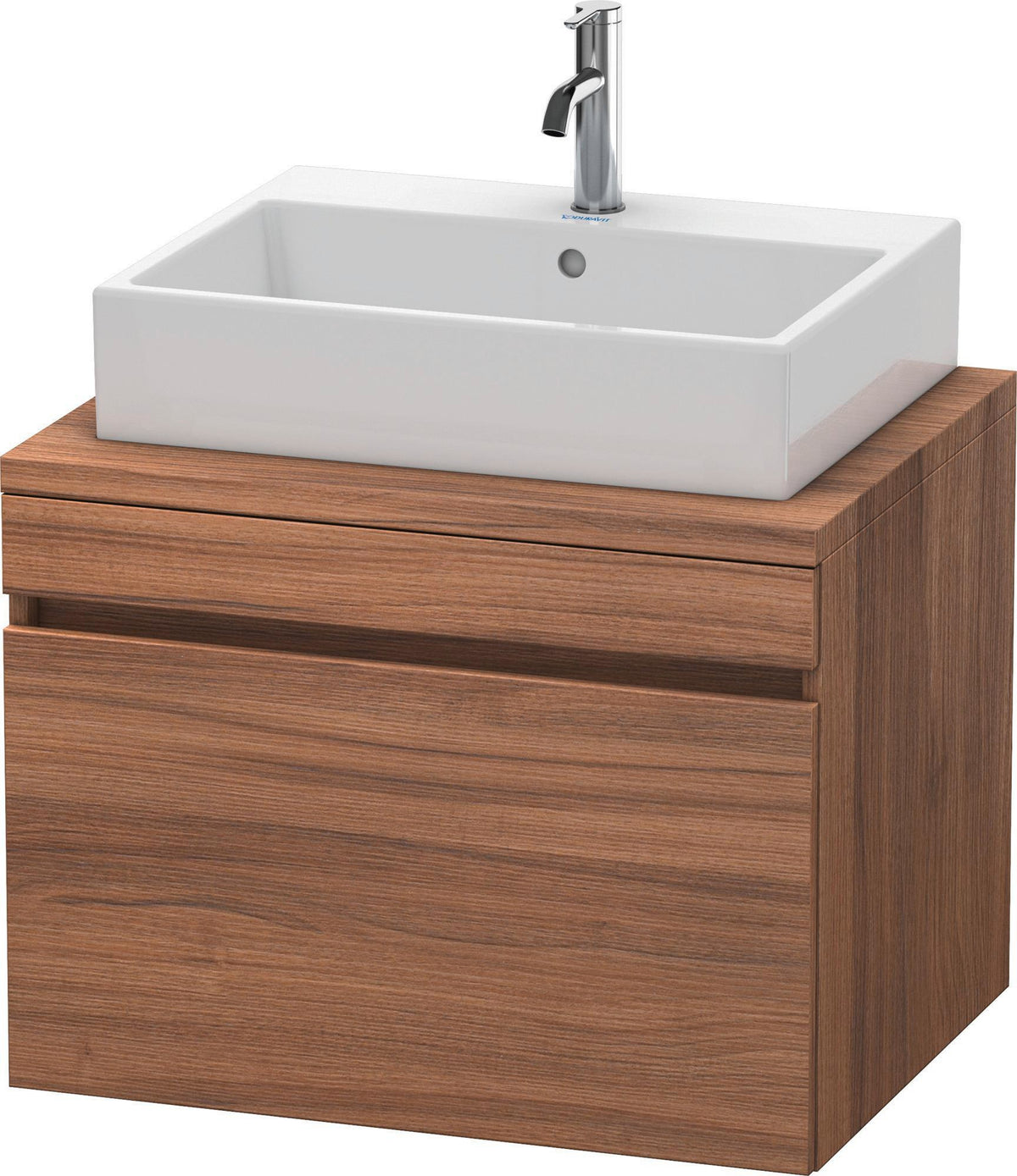 Duravit DuraStyle Konsolenwaschtischunterbau 700 mm betongrau matt mit 1 Auszug und Soft-Close