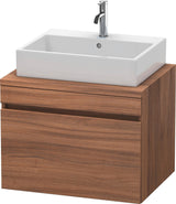 Duravit DuraStyle Konsolenwaschtischunterbau 700 mm betongrau matt mit 1 Auszug und Soft-Close