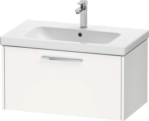 Duravit D-Code 2.0 Waschtischunterbau wandhängend 784 mm Weiß Matt mit Auszug und Soft-Close