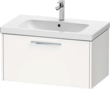 Duravit D-Code 2.0 Waschtischunterbau wandhängend 784 mm Weiß Matt mit Auszug und Soft-Close