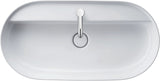 DURAVIT Aufsatzbecken Luv 800 mm aus DuraCeram, weiß, ohne Überlauf, mit Hahnlochbank