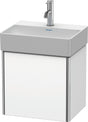 Duravit XSquare Waschtischunterbau 434 mm, 1 Tür rechts, Weiß Matt, wandhängend
