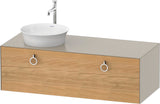 DURAVIT White Tulip Waschtischunterbau 1300 mm wandhängend mit Auszug und LED-Innenbeleuchtung von Philippe Starck