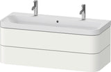 DURAVIT Happy D.2 Waschtischset 1175 mm mit 2 Schubkästen, Tip-on, Soft-Close, wandhängend