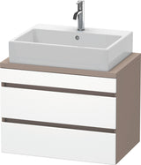 Duravit DuraStyle Konsolenunterschrank 700 mm betongrau matt mit 2 Schubkästen