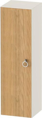 DURAVIT Halbhochschrank White Tulip 1320 mm Nussbaum Taupe mit Griff links