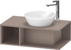 basalt matt / 800 mm / Waschtischkonsole