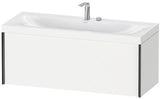 Duravit Möbelwaschtischset XVIU 1200x480mm Chaos-Marmor / Ta s-matt mit Unterbau und Auszug
